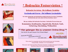 Tablet Screenshot of fest-servietten.de